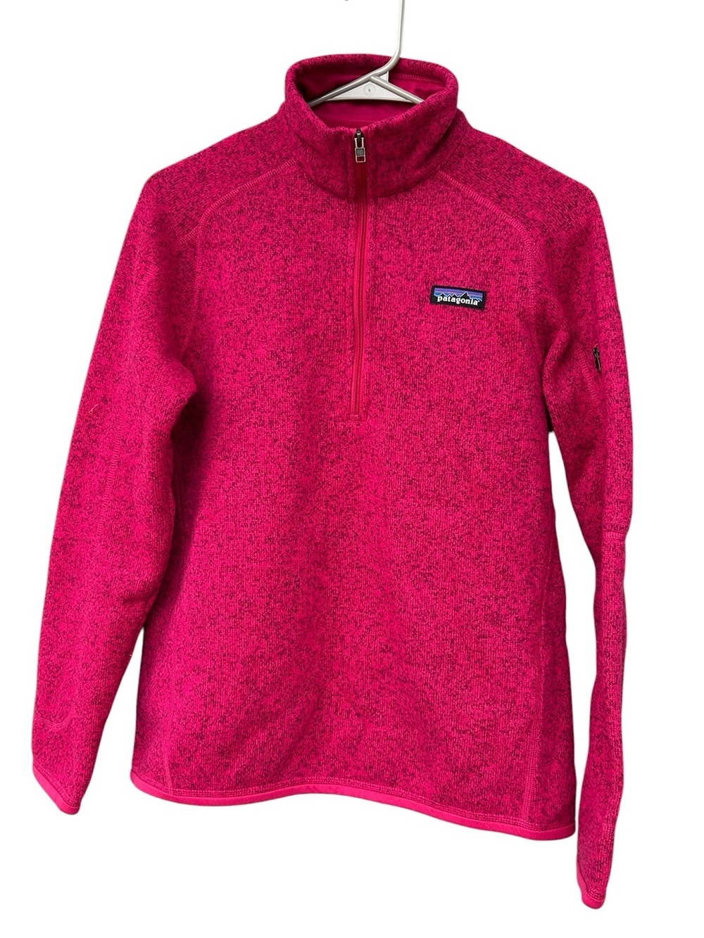 Patagonia Women's Half-Zip Better Sweater Fleece Pullover - Pink - Size Medium